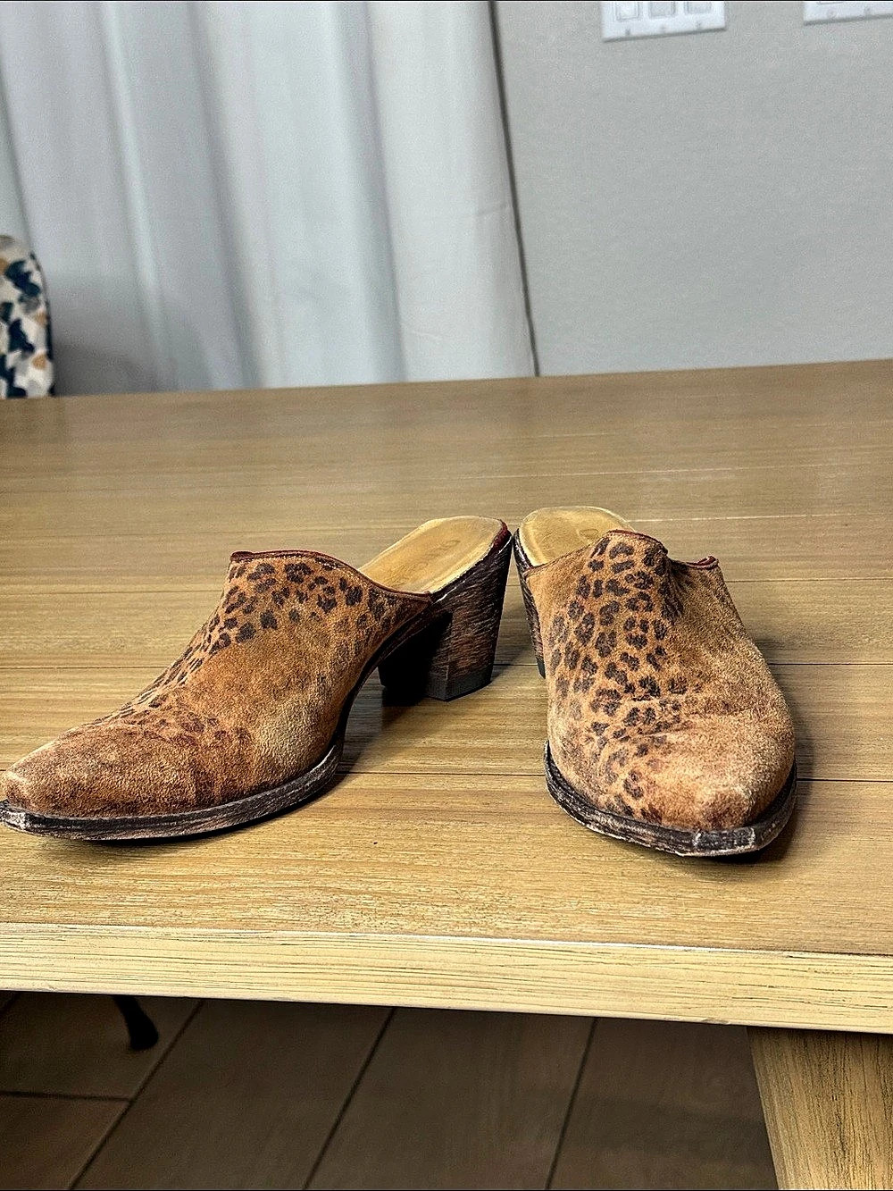 Old Gringo Leopardito Mule Leopard Print Leather Mules Brown